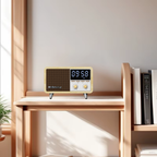 Radioclock- Radio réveil bois