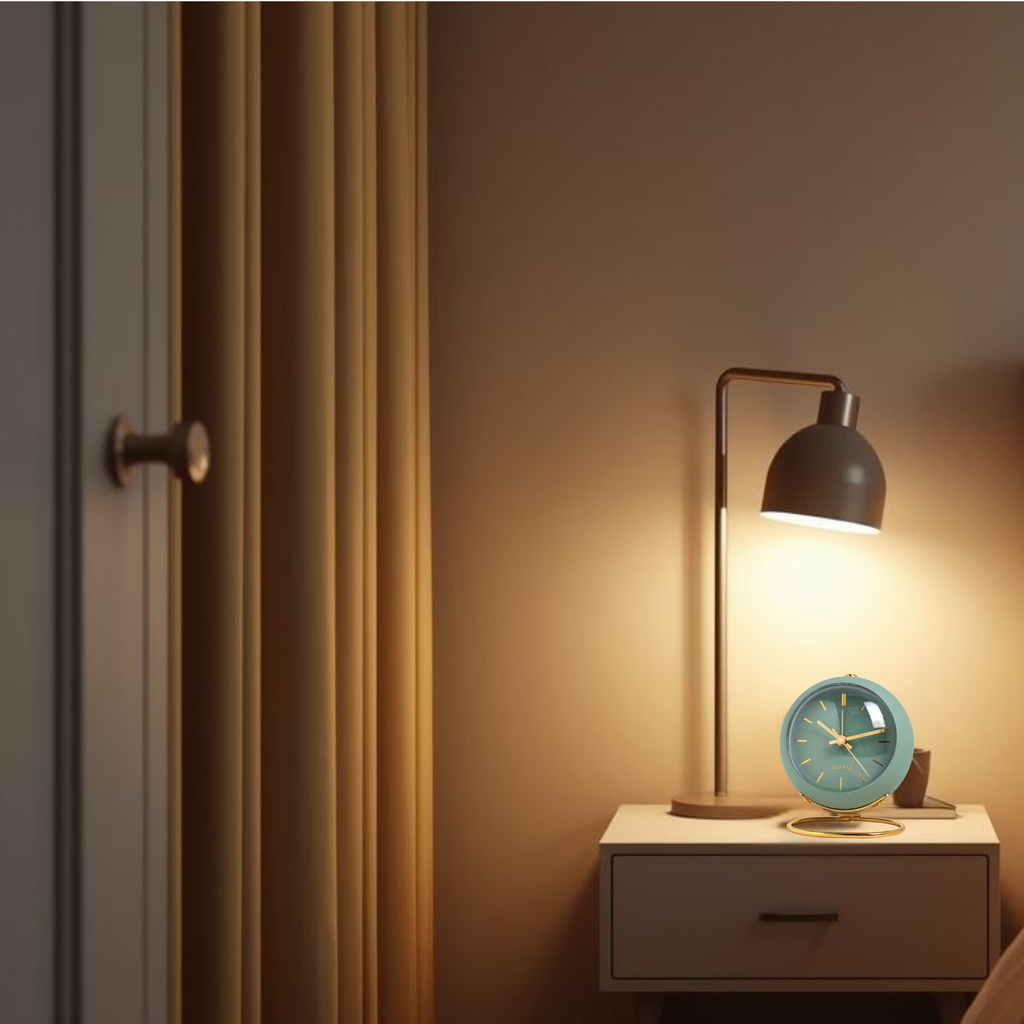 Matin d'or-Réveil moderne silencieux