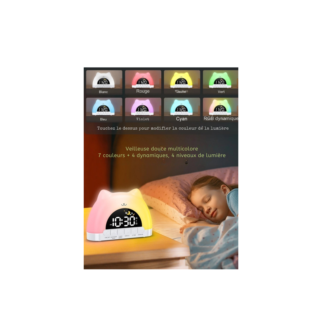 Tik Tak-Réveil lumineux enfant