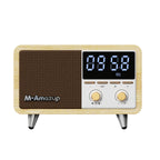 Radioclock- Radio réveil bois