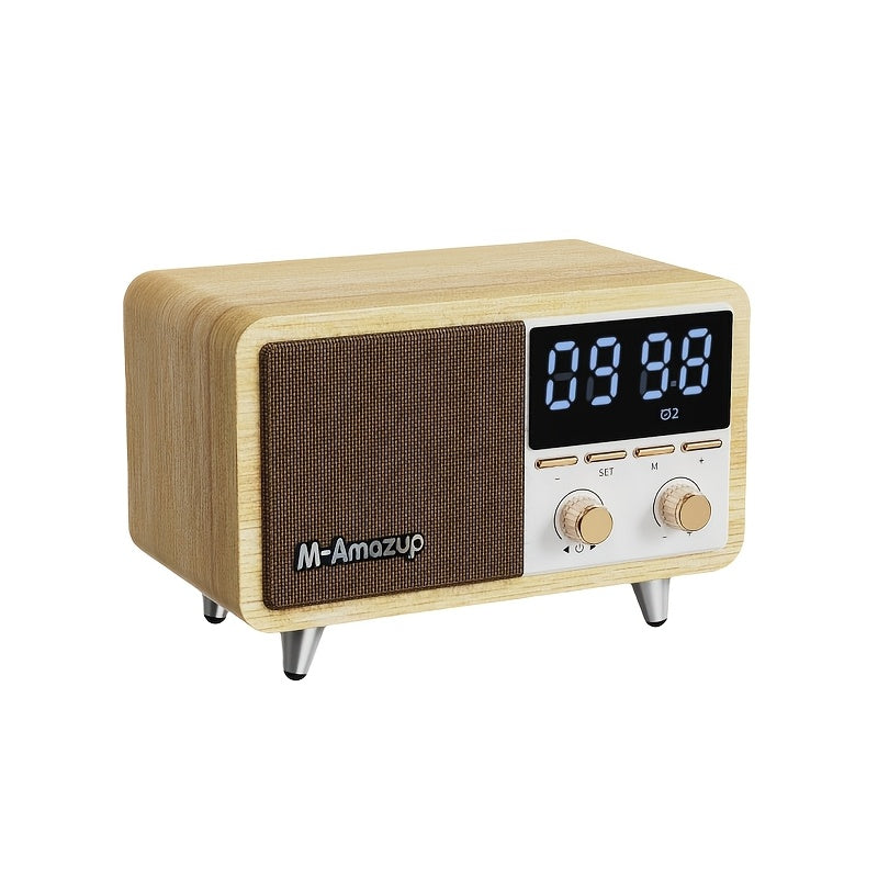 Radioclock- Radio réveil bois