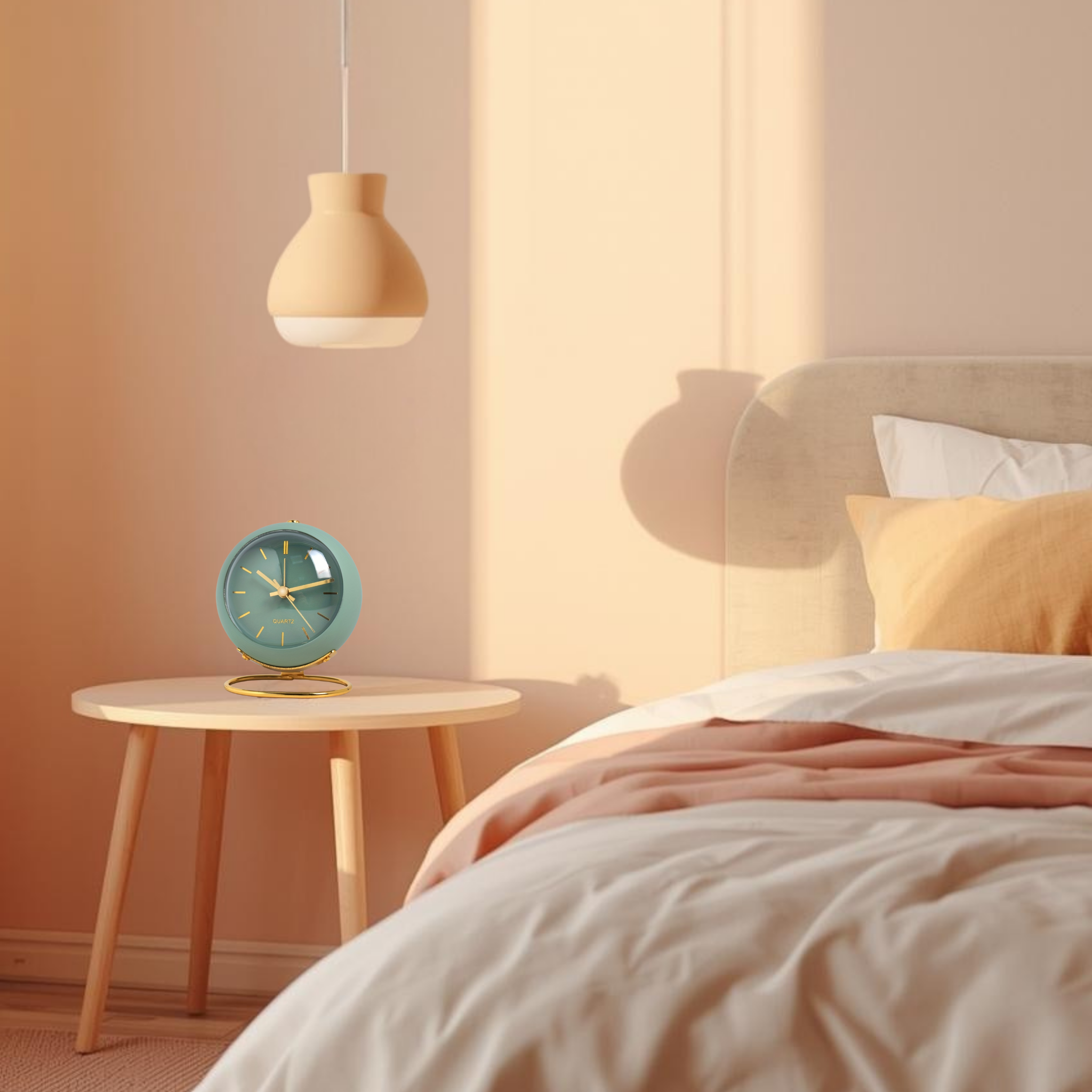 Matin d'or-Réveil moderne silencieux