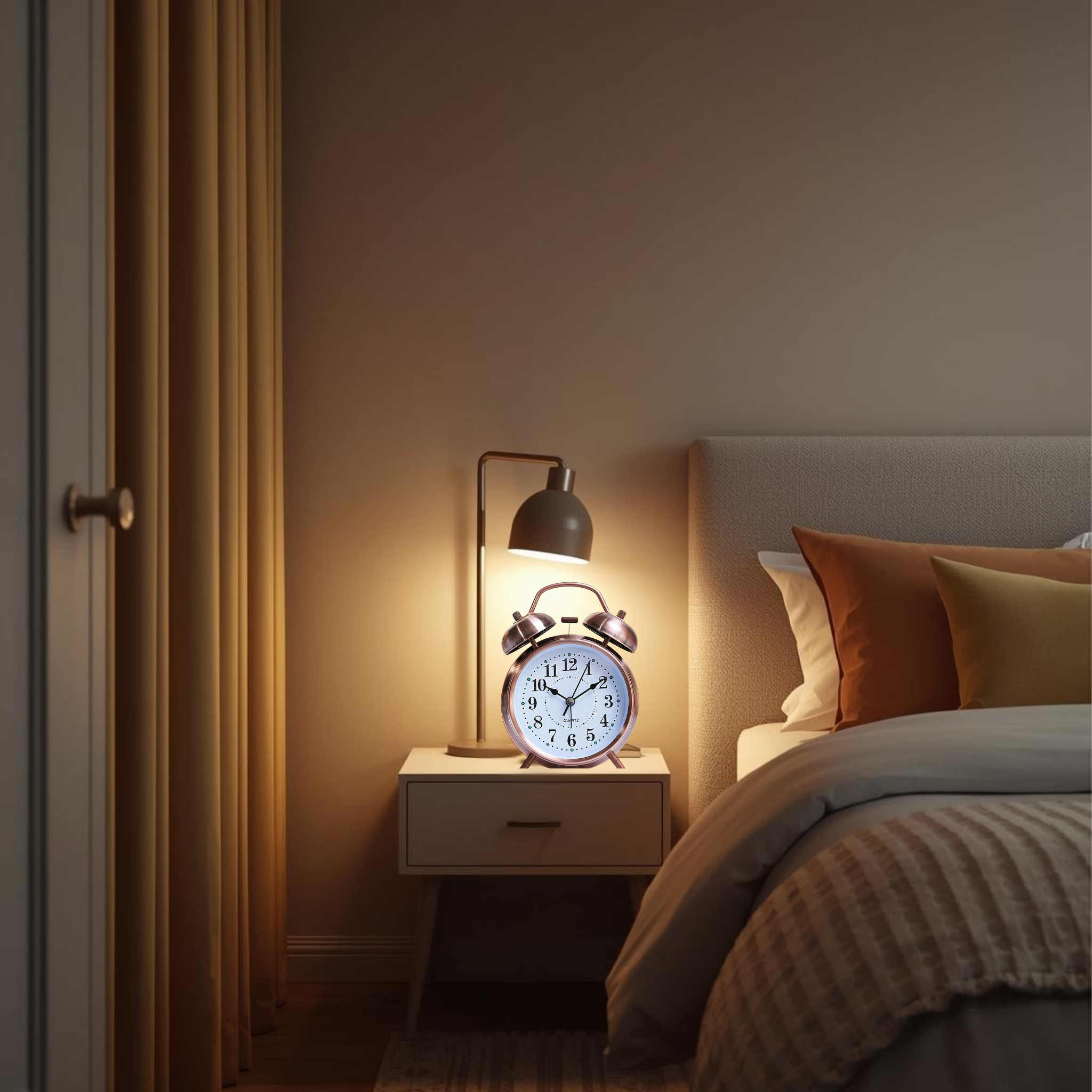 Matinéo-Réveil classique silencieux