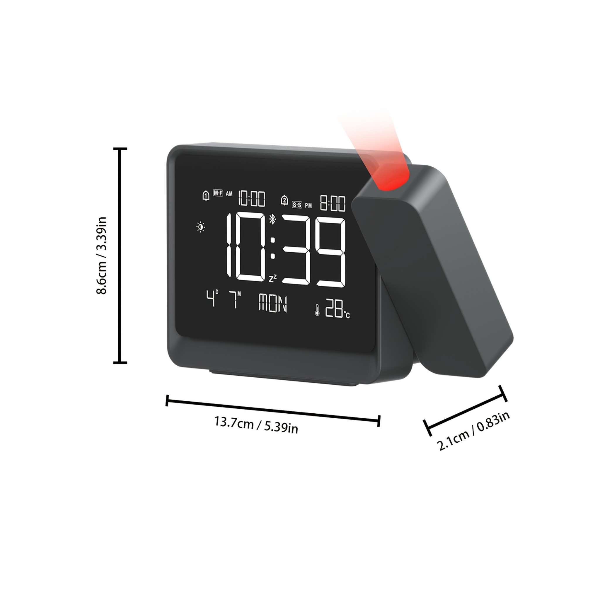 VisioClock-Réveil vidéoprojecteur