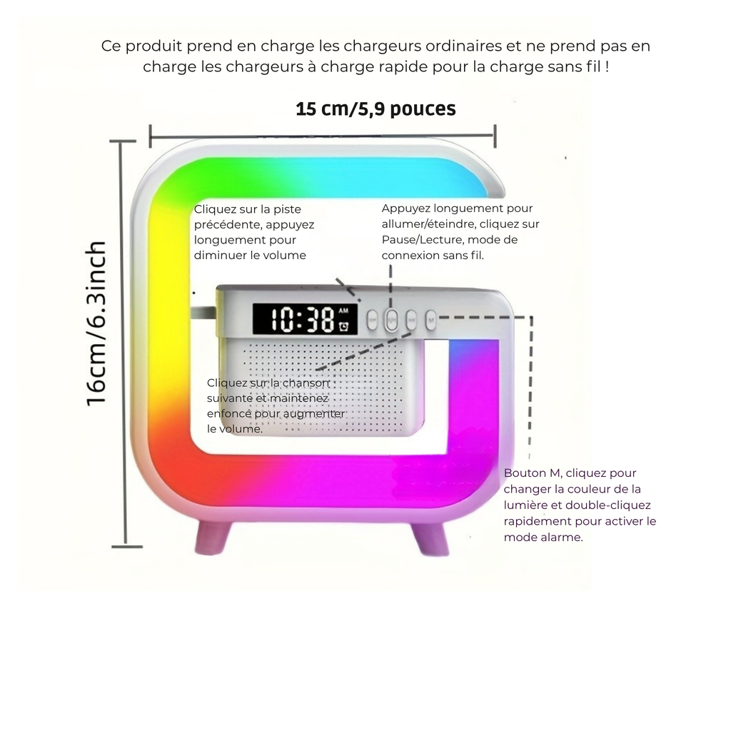 WakyPop-Réveil lumineux