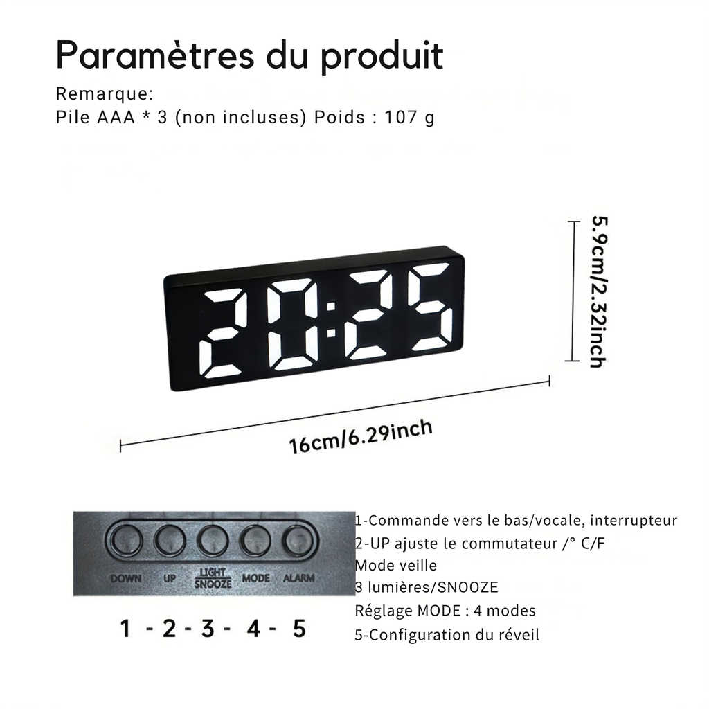 YoWake-Réveil lumineux connecté