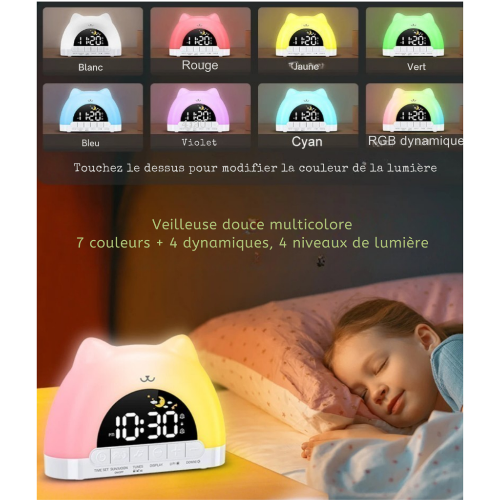 Tik Tak-Réveil lumineux enfant